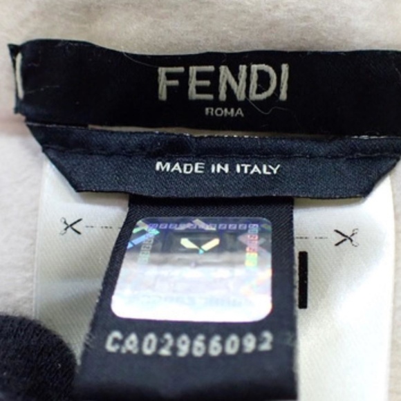 Fendi EUC rabbit fur cashmere oversized shawl stole w/ dustbag - Picture 2 of 6